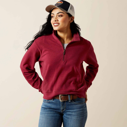 Ariat Ladies 1/4 Zip Sweater 10065869