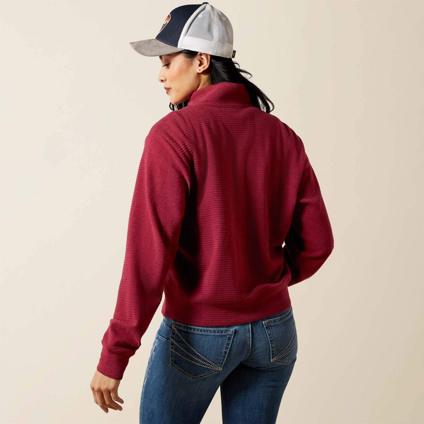 Ariat Ladies 1/4 Zip Sweater 10065869