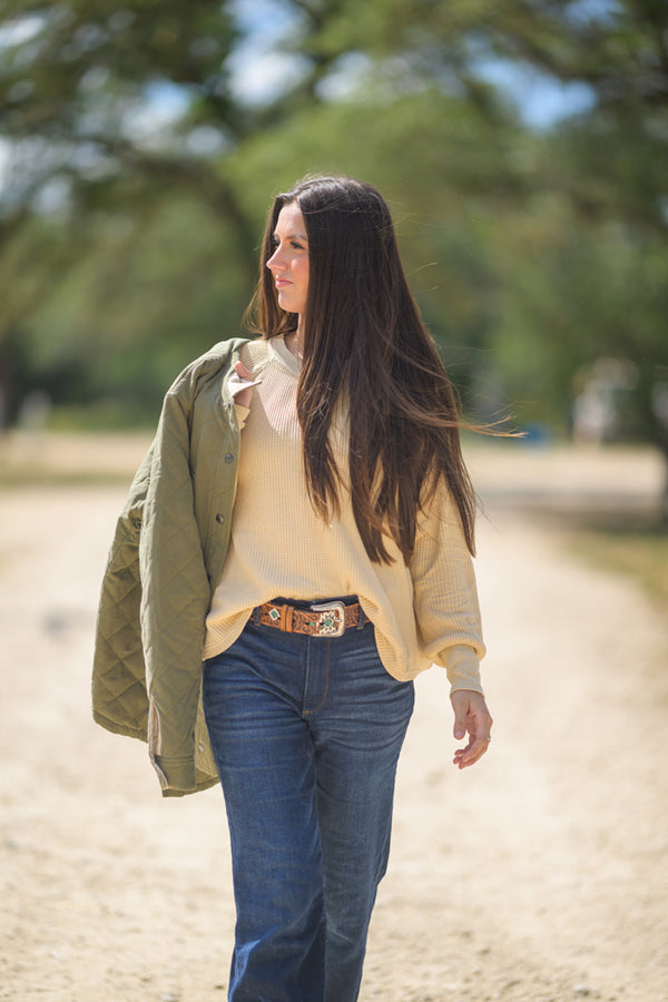 Hooey Ladies Thermal Henley HT1892TN