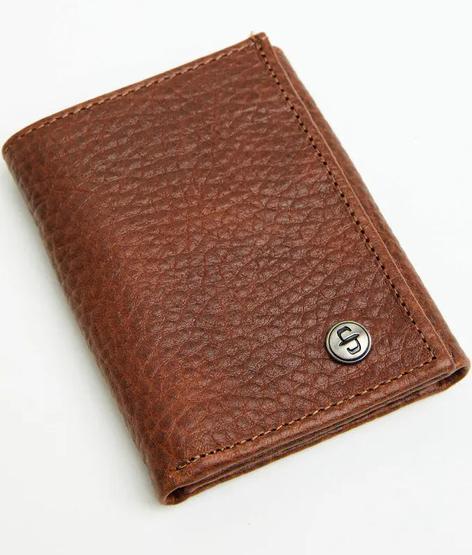 Stetson Wallet Trifold Genuine Bison 71599