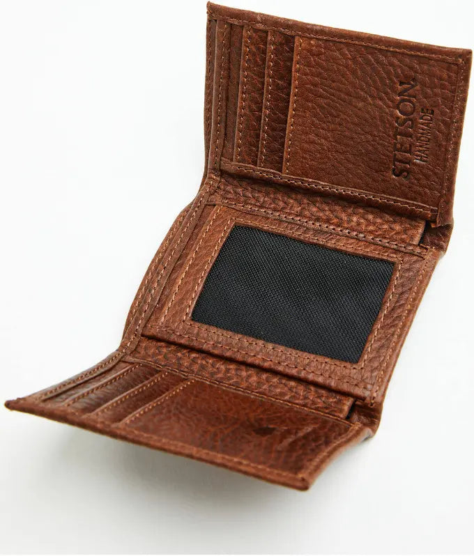 Stetson Wallet Trifold Genuine Bison 71599