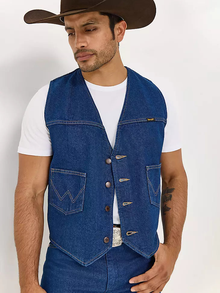 Wrangler Unlined Denim Vest 1074130PW