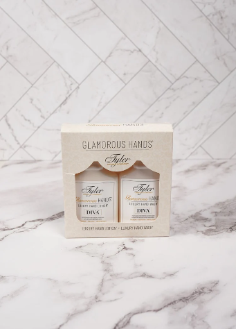 Tyler Candle Glamorous Hands Gift Set Diva Lotion & Wash 99111