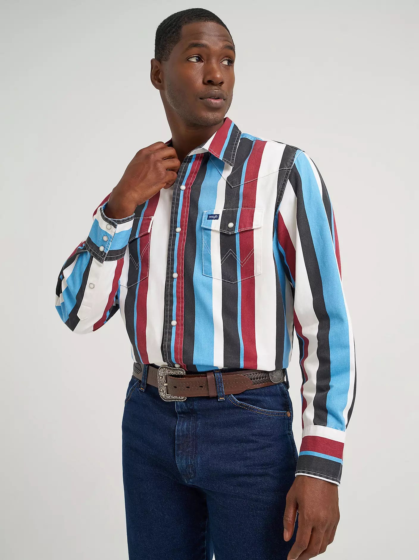 Wrangler Men’s Long Sleeve Brushpopper 112374804