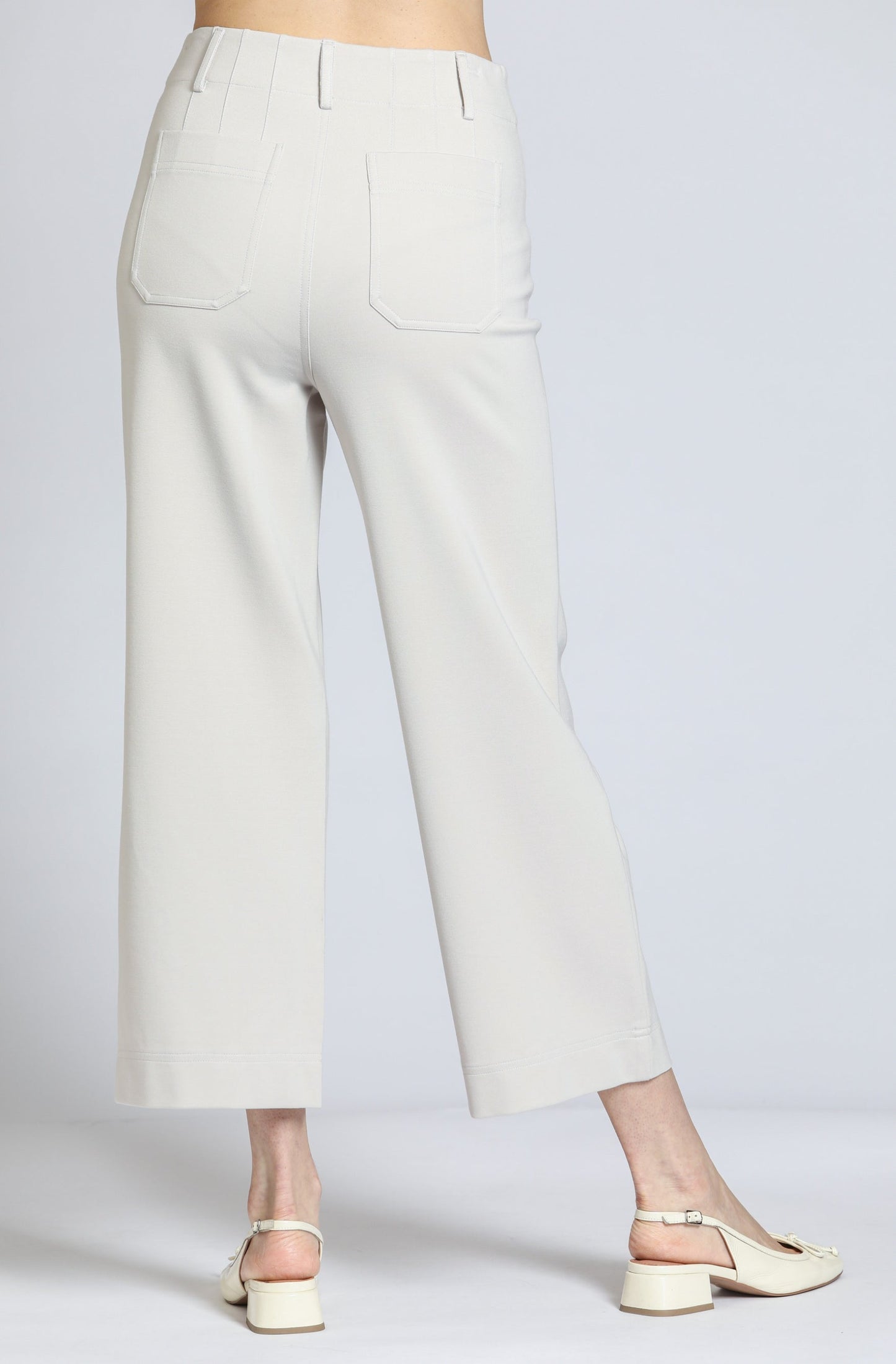 APNY Ponte Wide Crop Pant B168