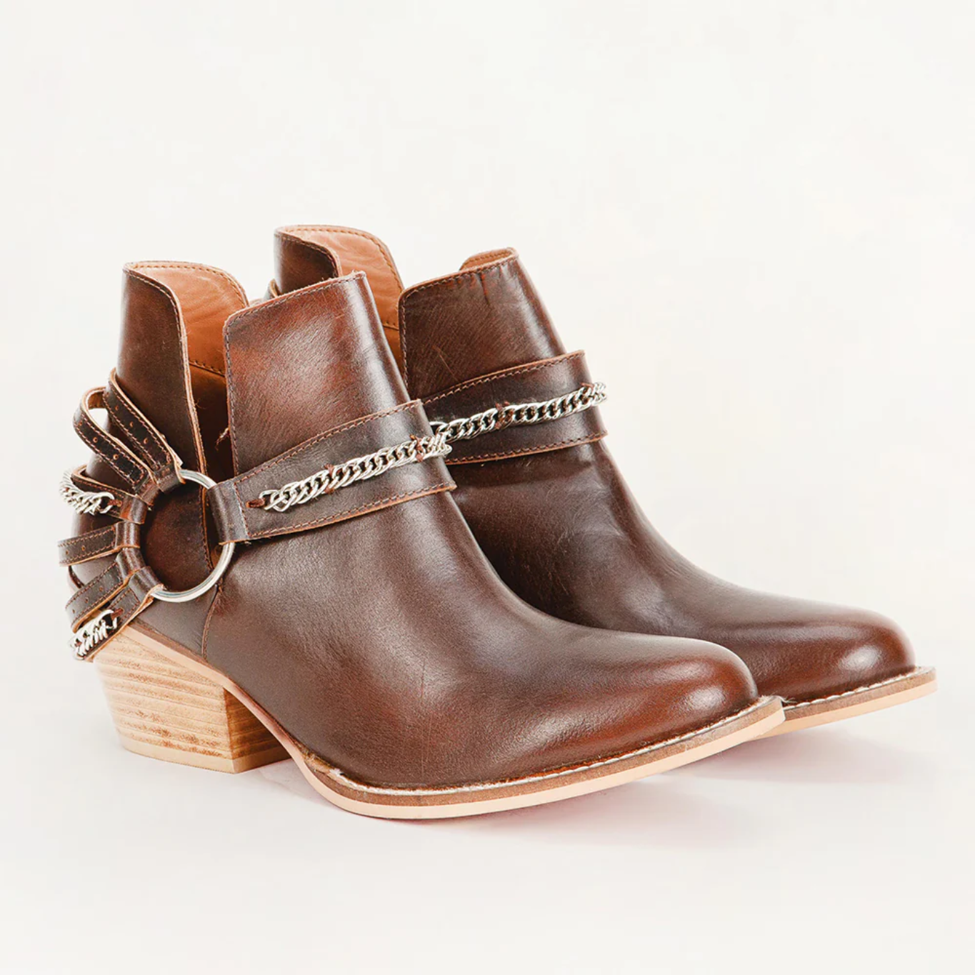 Myra Raven Canyon Calf Skin Bootie LW-SS25-156-LB