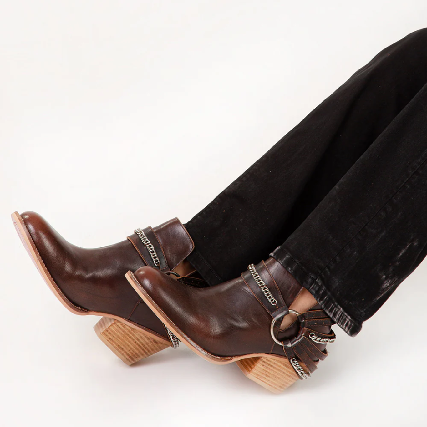 Myra Raven Canyon Calf Skin Bootie LW-SS25-156-LB