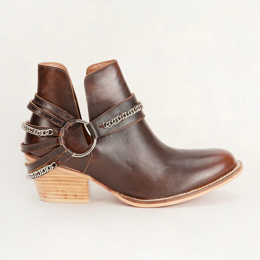 Myra Raven Canyon Calf Skin Bootie LW-SS25-156-LB