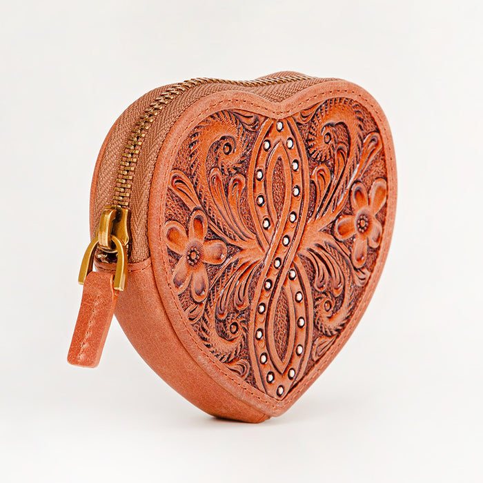 Loyal West Cupid Coin Pouch Heart Brown LW-SS25-095-AP