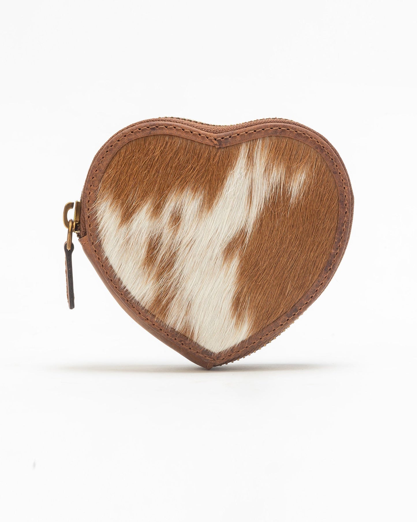 Loyal West Cupid Coin Pouch Heart Brn Cowskin LW-S26-370