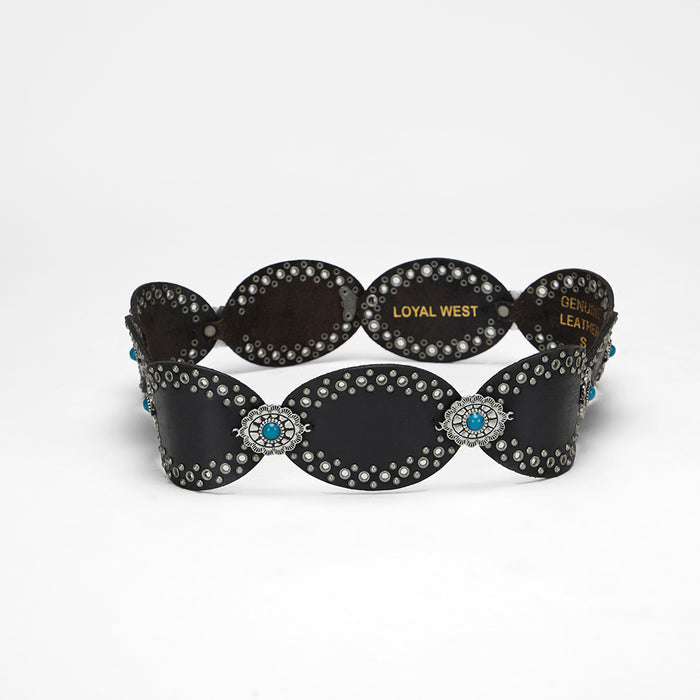 Myra Alta Buena Leather Belt Black LW-S25-215