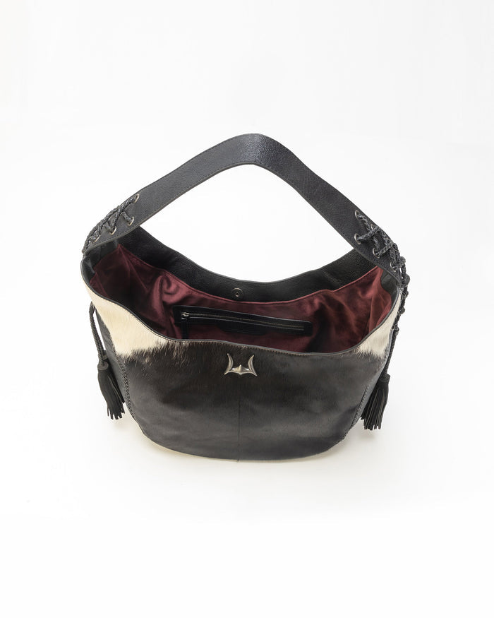 Loyal West Cowhide Hobo Bag LWS26359