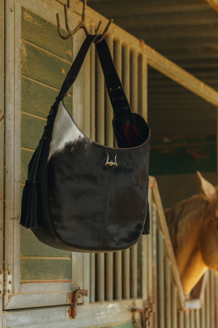 Loyal West Cowhide Hobo Bag LWS26359