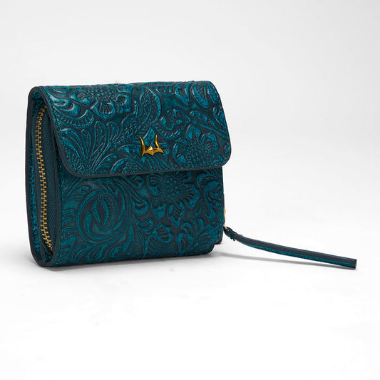 Loyal West Sophia Credit Card Holder Wallet TurquoiseLWS25277