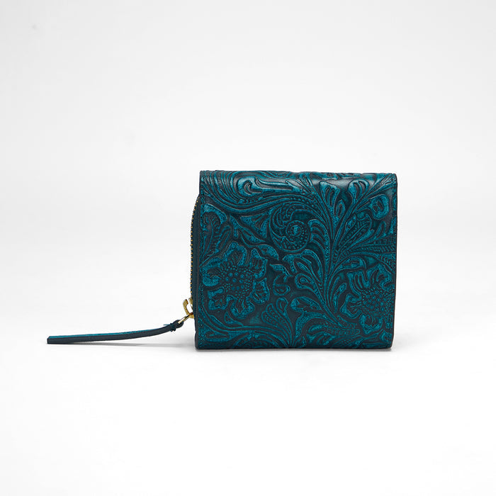 Loyal West Sophia Credit Card Holder Wallet TurquoiseLWS25277