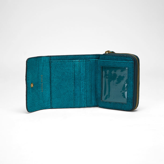 Loyal West Sophia Credit Card Holder Wallet TurquoiseLWS25277