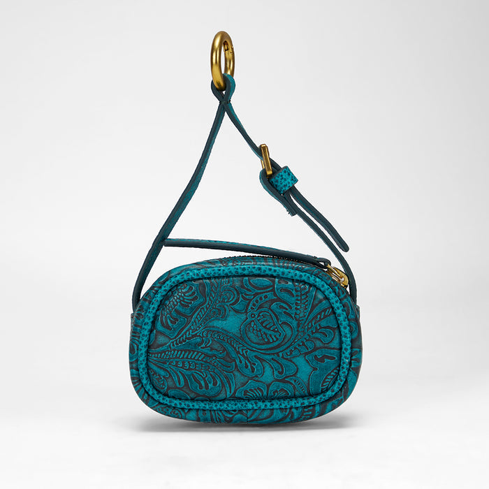 Loyal West Sophia Charm Bag Wallet Turquoise LWS25249