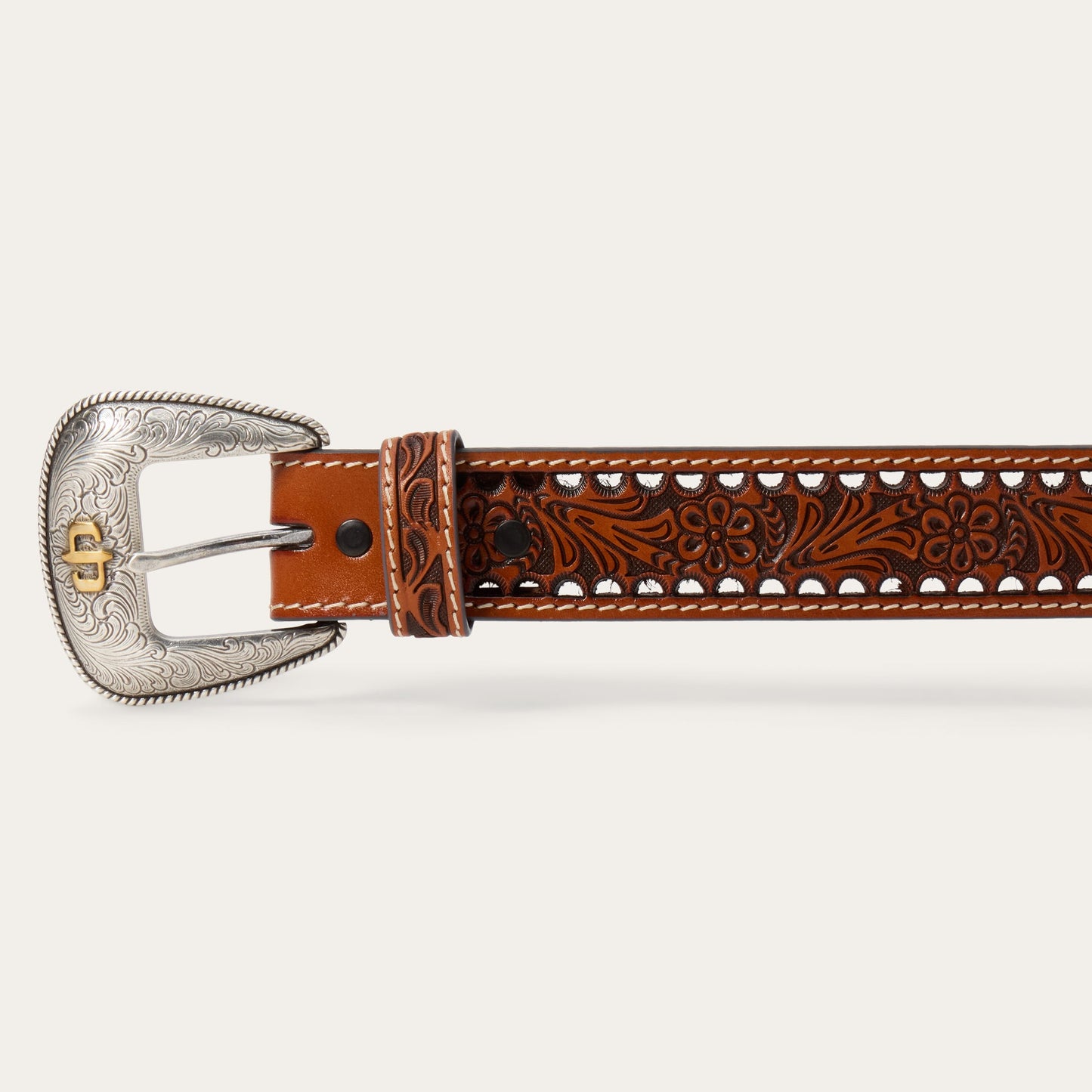 Stetson Ladies Tooled Belt 71946