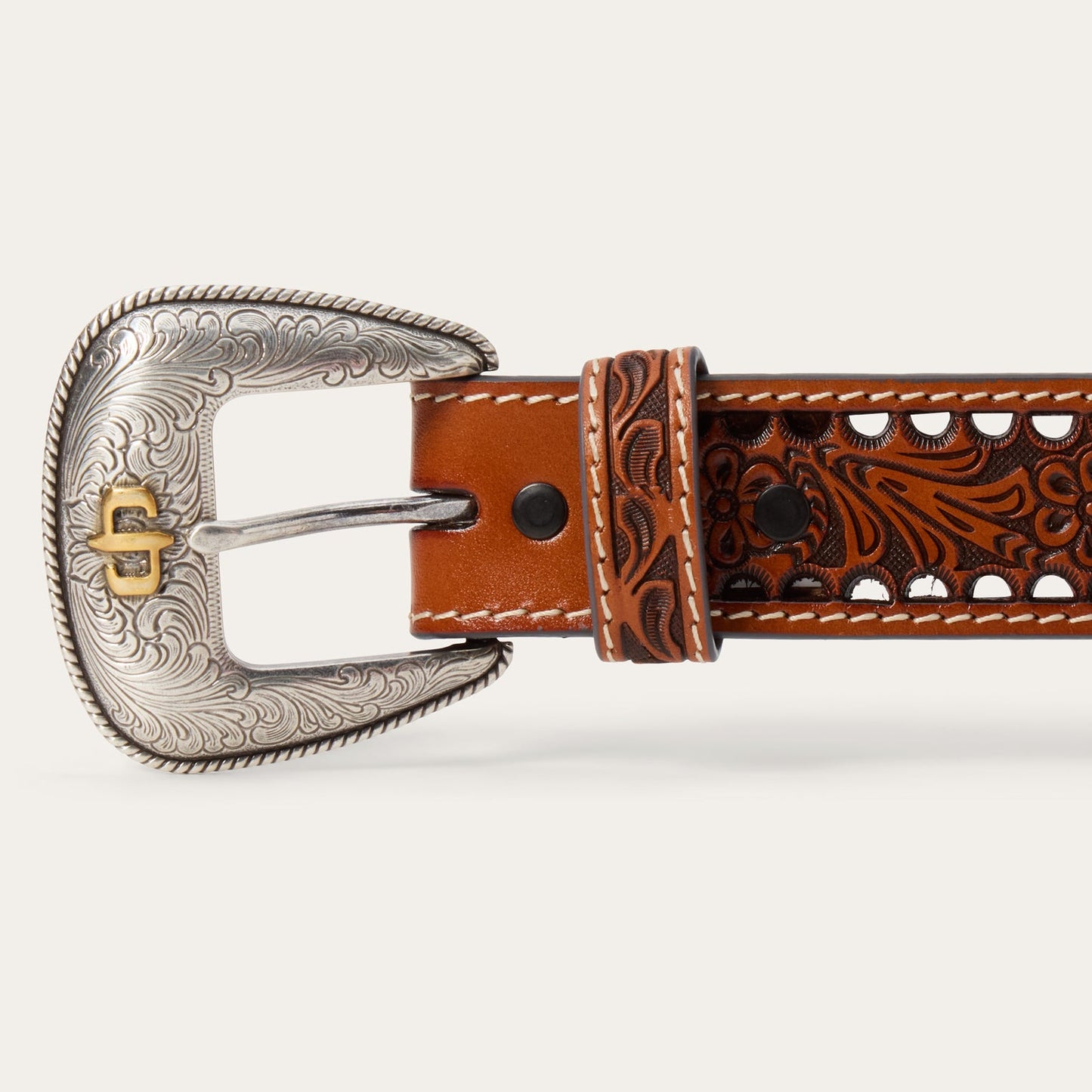 Stetson Ladies Tooled Belt 71946