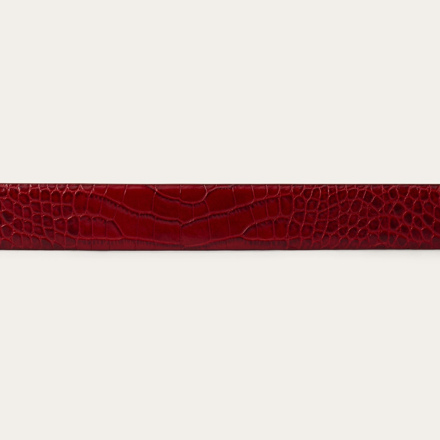 Stetson Ladies Red Croc Belt 71946