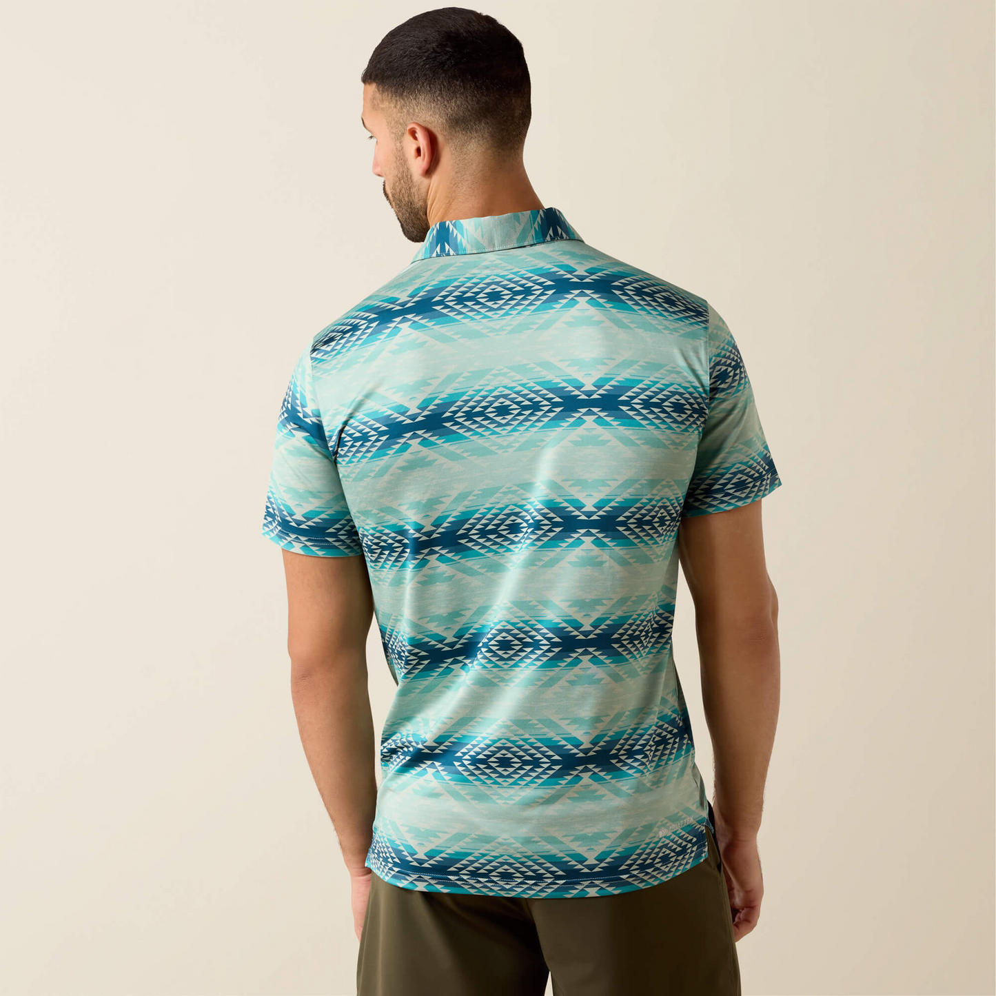 Ariat All Over Print Heathered Classic Fit Polo 10076066