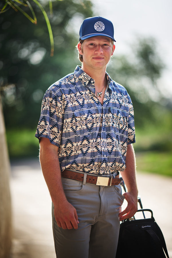 Hooey Men’s Short Sleeve Snap Shirt HT1861AZST