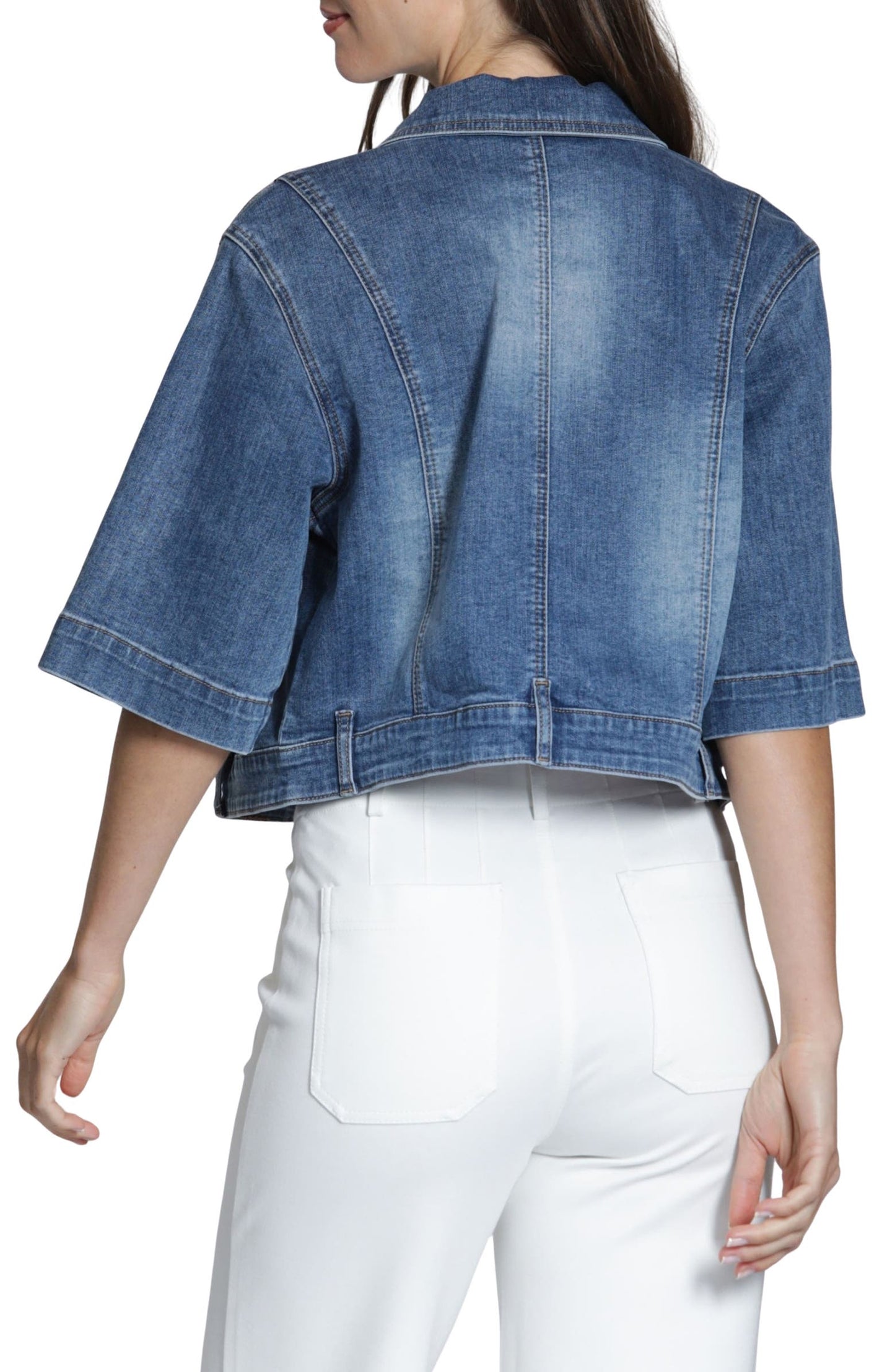 APNY Short Sleeve Jean Jacket C184