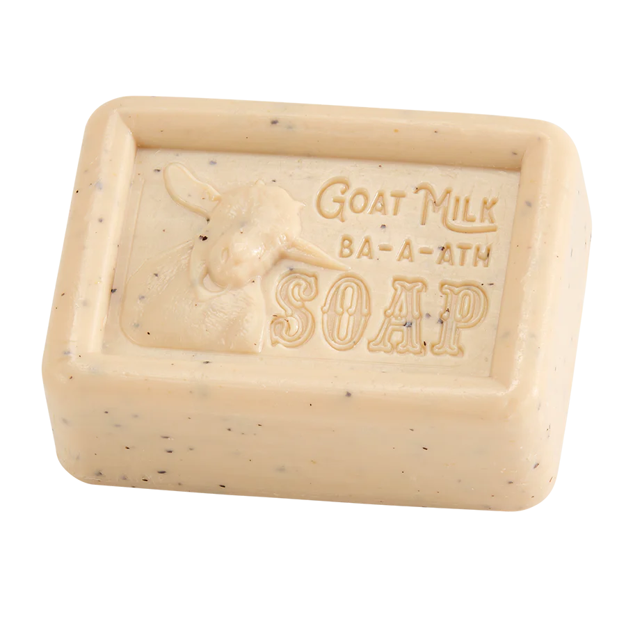 Clean & Caprine Goat Milk Bar Soap - Almond Scent with Almond Meal CCA1418
