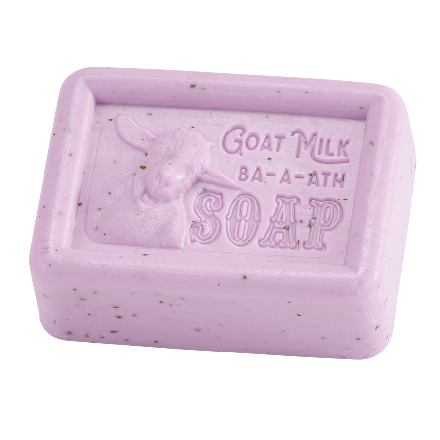 Clean & Caprine Goat Milk Bar Soap - Lavender Scent with Dried Lavender Buds CCL1421