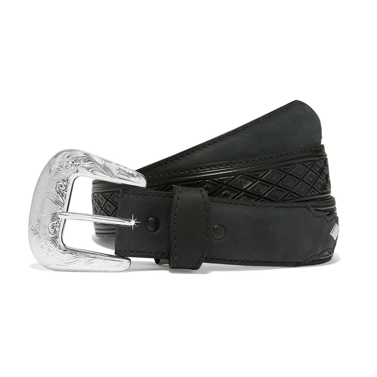 Men’s Justin Diamond Belt Black C14183