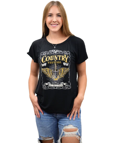 Ladies T-shirt Country Festival 7034