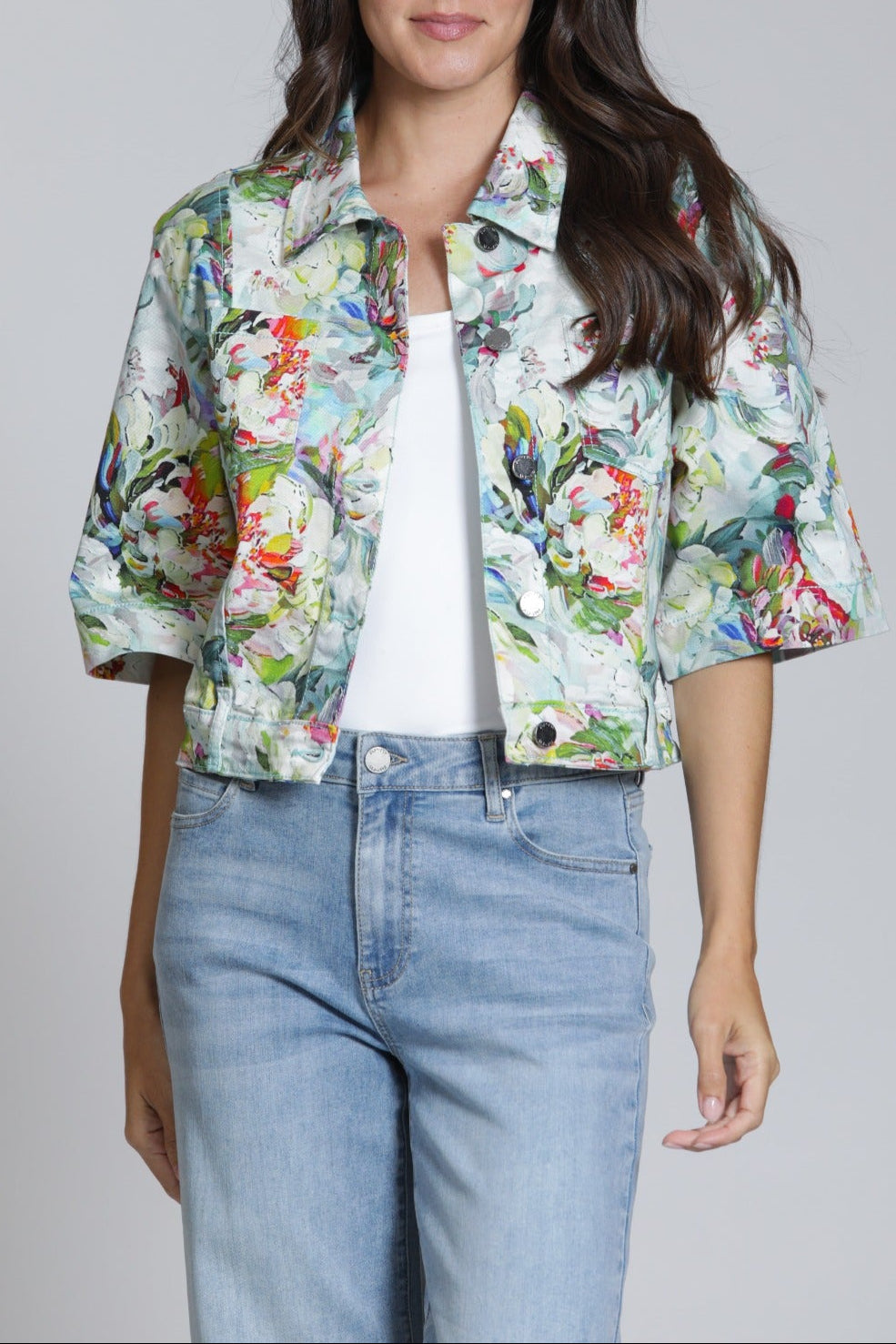 APNY Short Sleeve Jean Jacket B184B