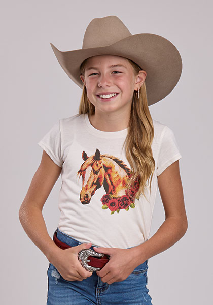 Roper Girls SS Tee 395135059WH