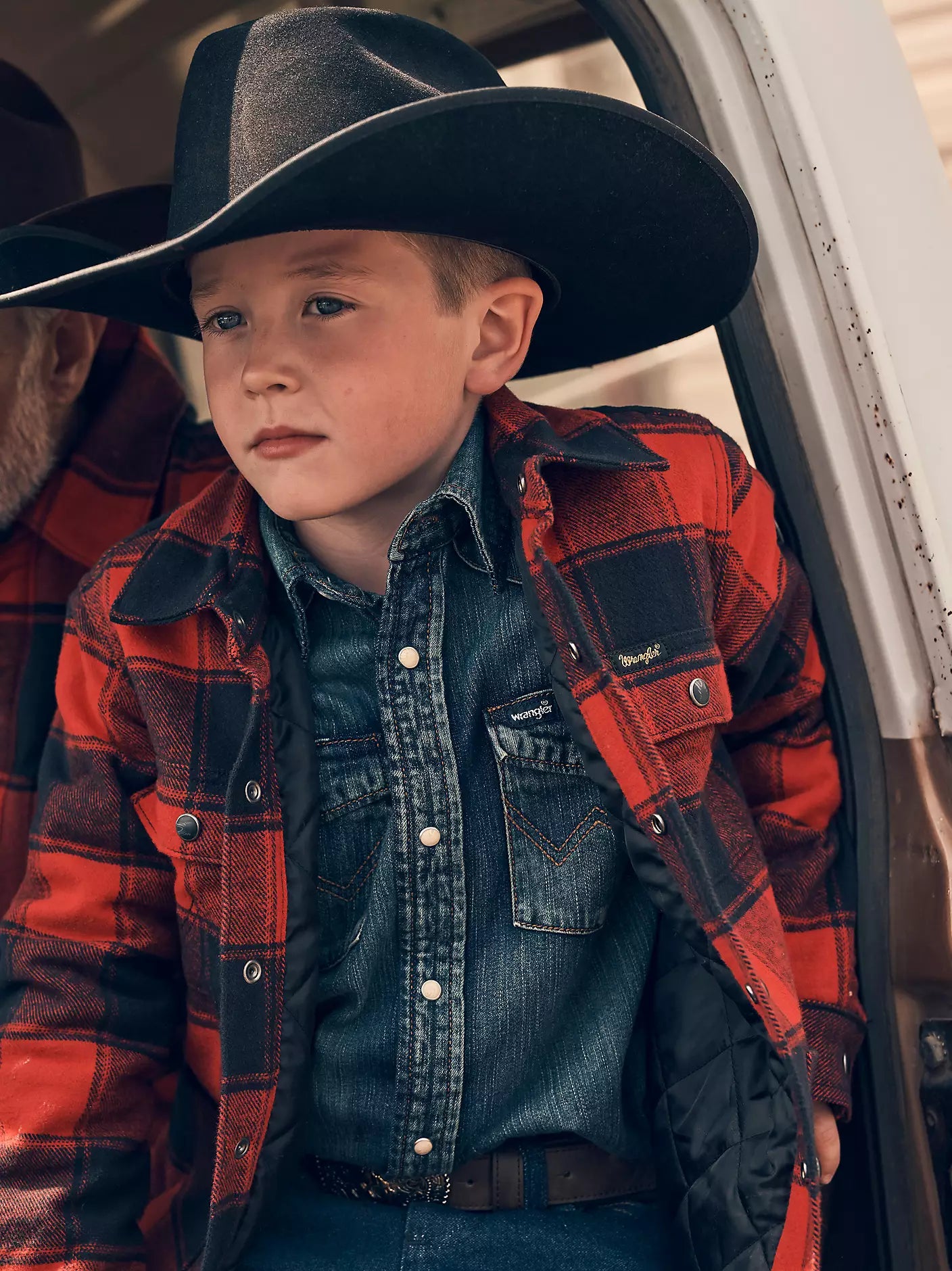 Wrangler Boys LS Shirt 10BS1039W