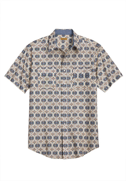 Tin Haul Mens SS Snap Shirt 1000200640405WH