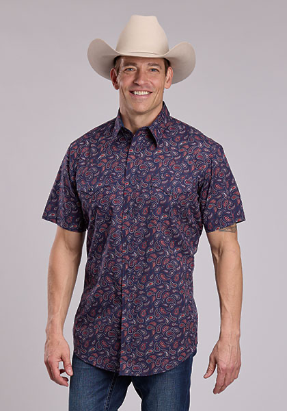 Roper Men's SS Shirt 0300200640477BU