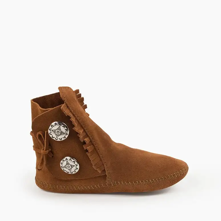 Minnetonka Men's Softsole Two Button Boot