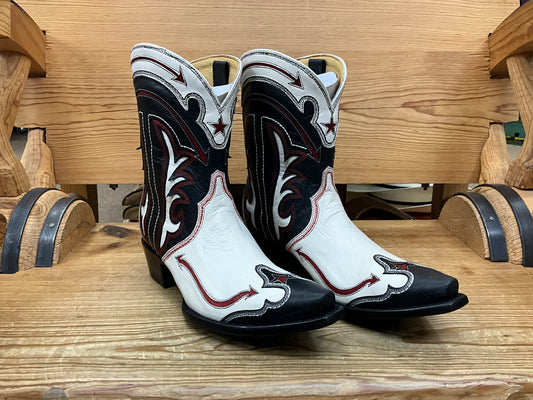 Old Gringo Black & White Kendra Boot YBL707