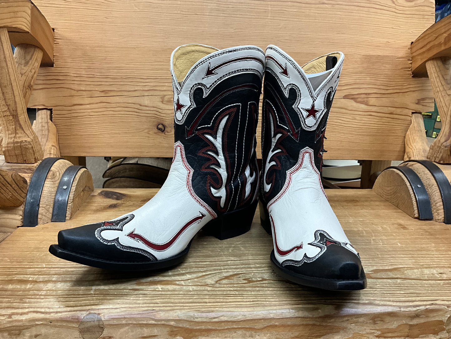 Old Gringo Black & White Kendra Boot YBL707