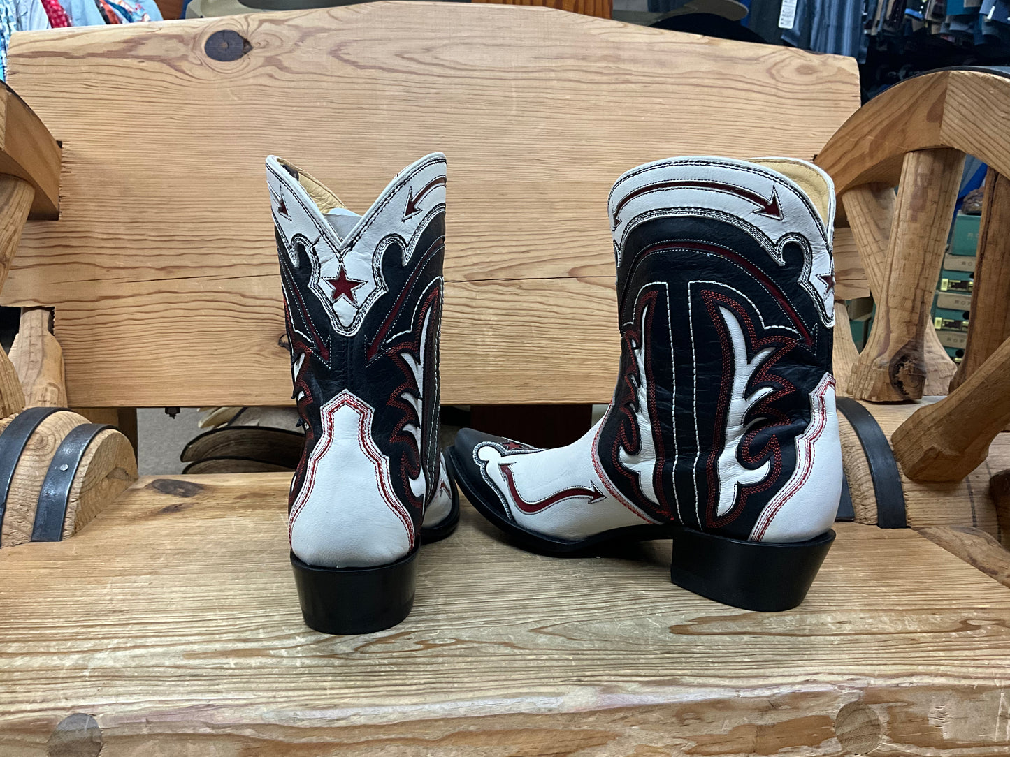 Old Gringo Black & White Kendra Boot YBL707