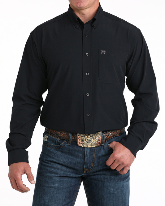 Cinch Long Sleeve Shirt MTW1862039BLK