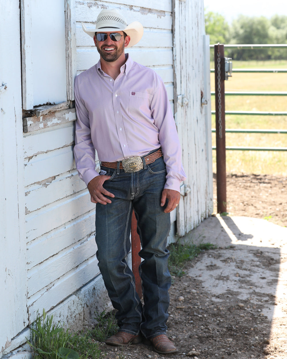 Cinch Long Sleeve Shirt MTW1105924PNK