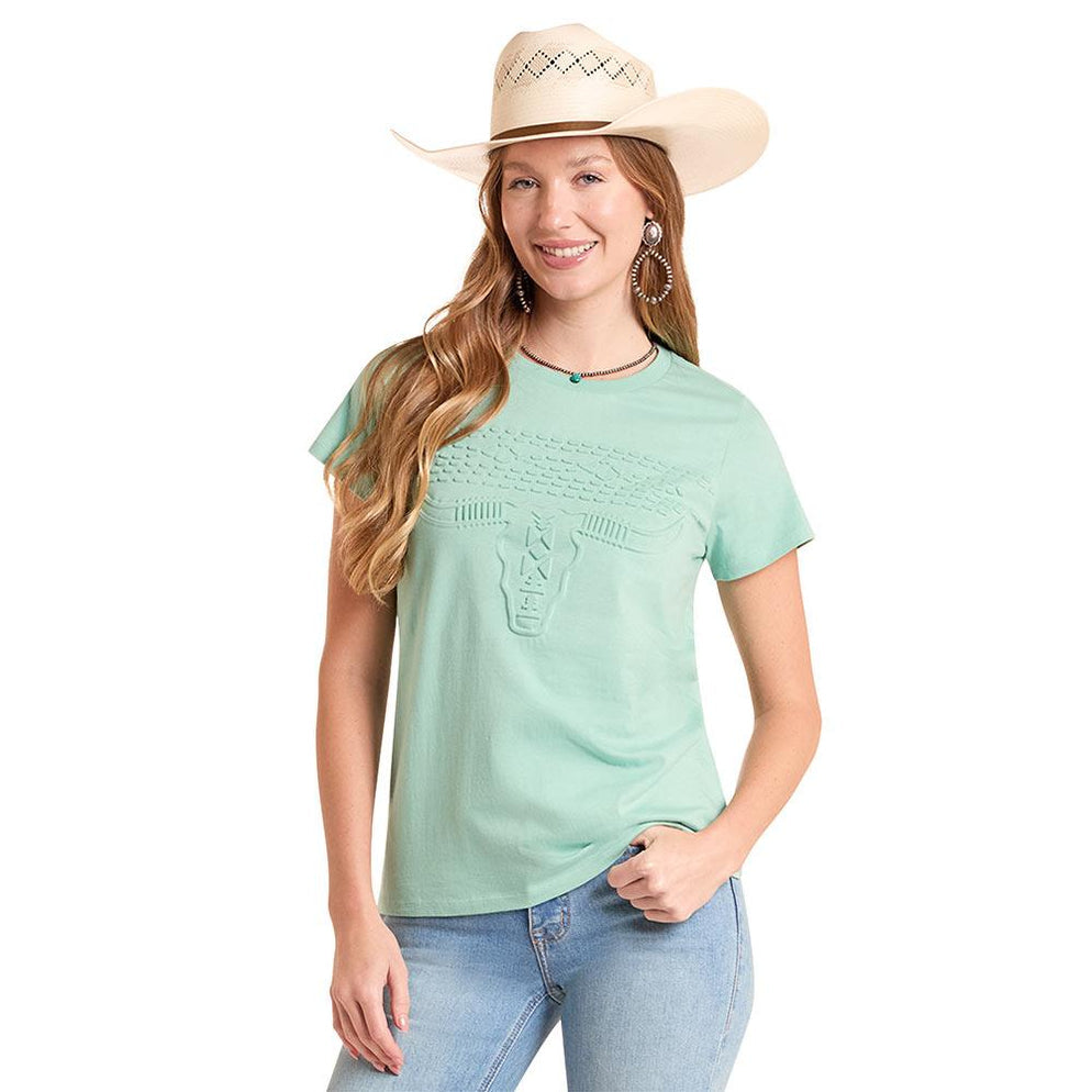 Panhandle Tee Embossed Skull LW21T08843