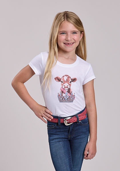 Roper Girls SS Tee 03905135072WH