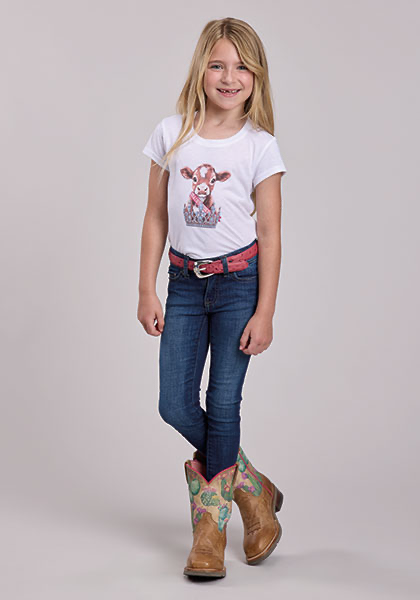 Roper Girls SS Tee 03905135072WH