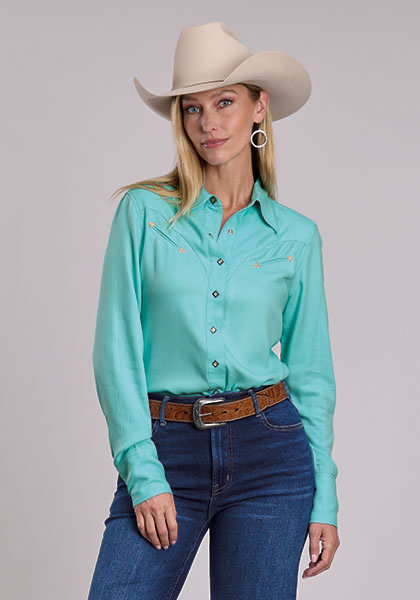 Stetson Ladies LS Shirt 11505925024BU