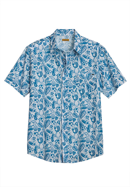 Tin Haul Mens SS Snap Shirt 1000200640004BU