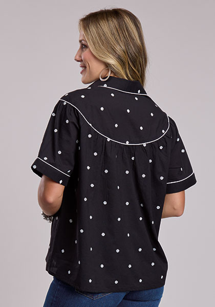 Roper Ladies SS Shirt 0305105654097BL