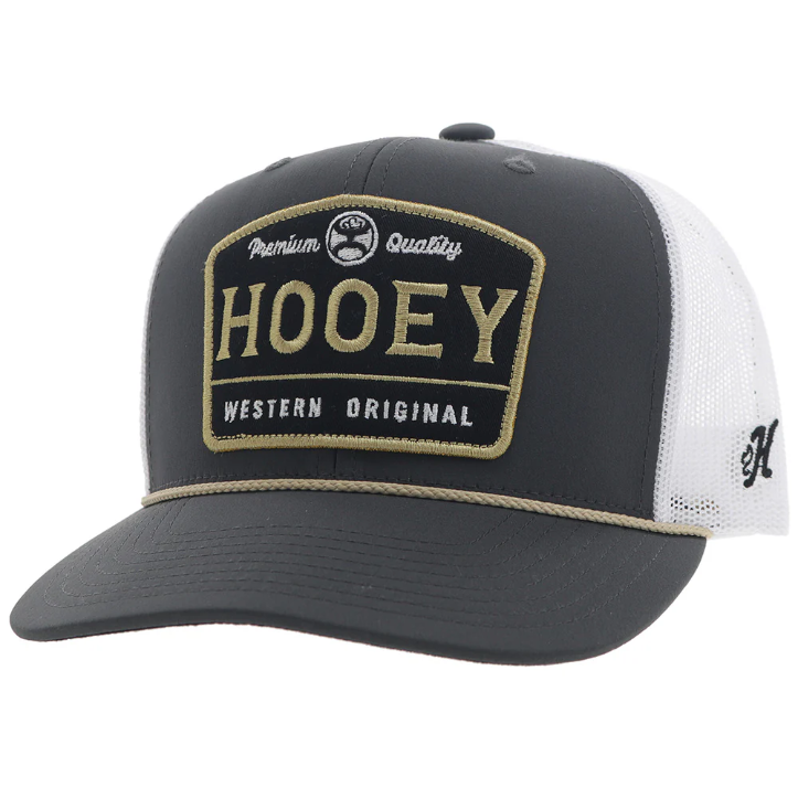 Hooey Charcoal White Western Original 2408T-CHWH