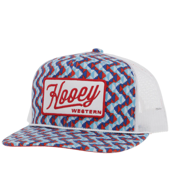 Hooey Western Original Red White Blue 2448T-BLWH